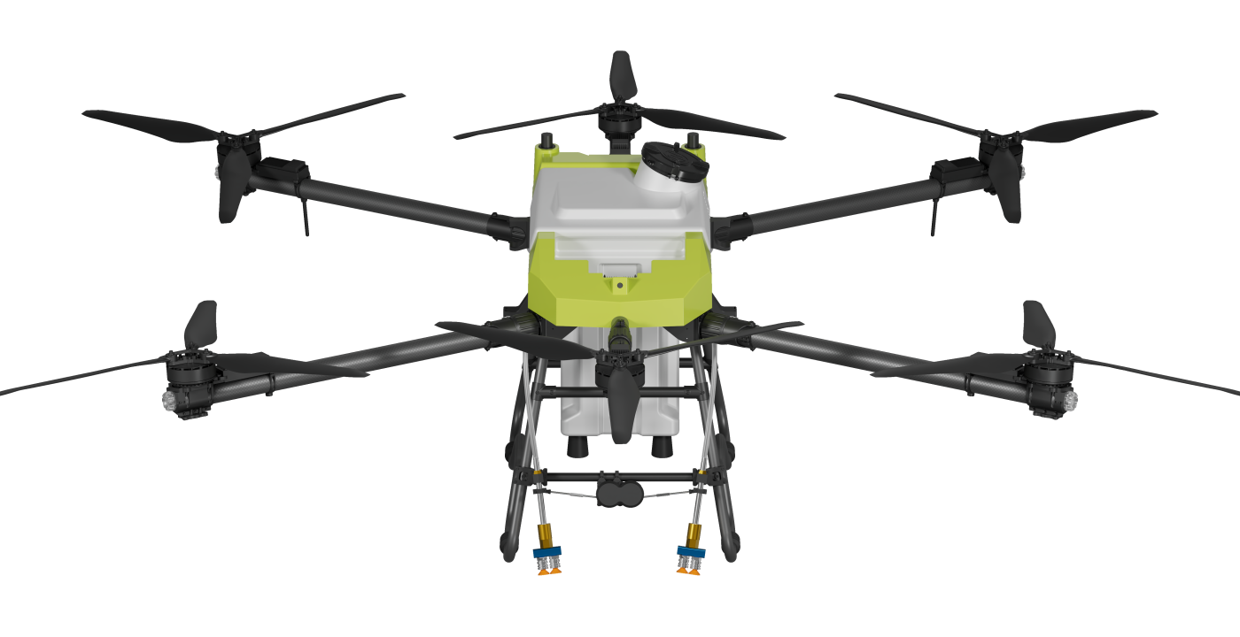  C40B drone cleaning solar panels on industrial rooftop array