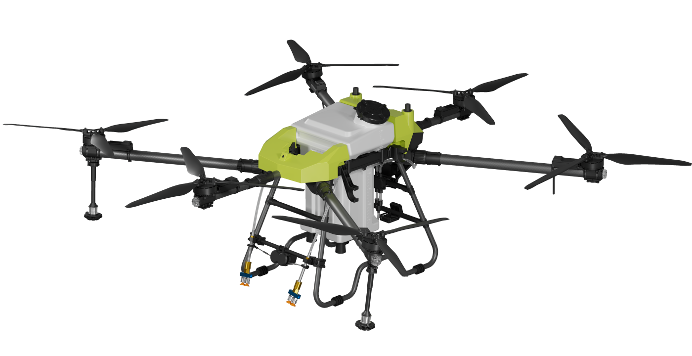  C40B drone cleaning solar panels on industrial rooftop array