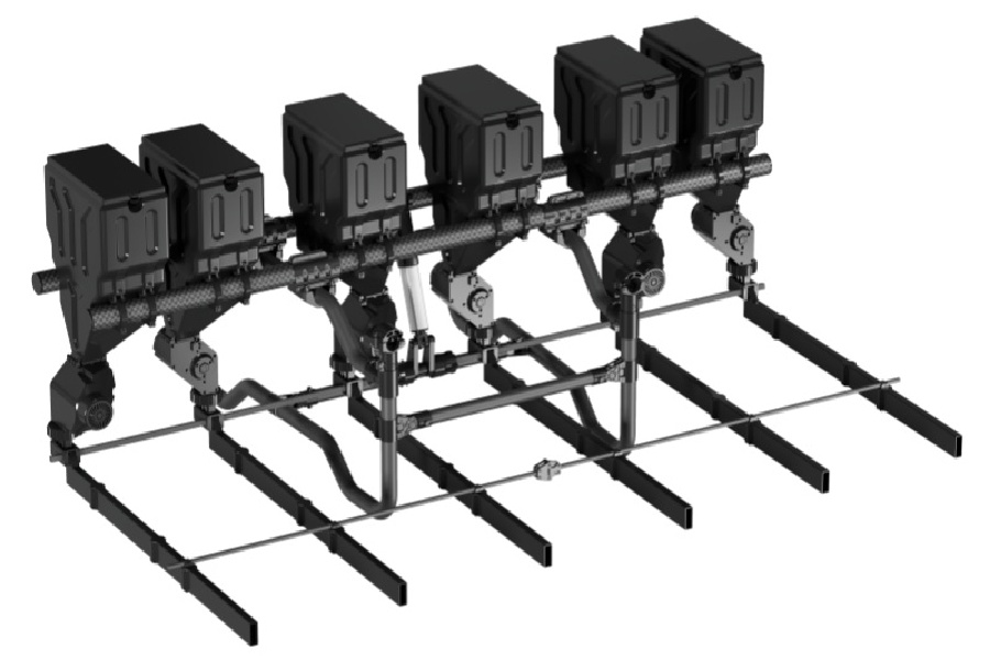 Módulo de semeadura em linha para drones agrícolas DJI e XAG - WillFly Drone