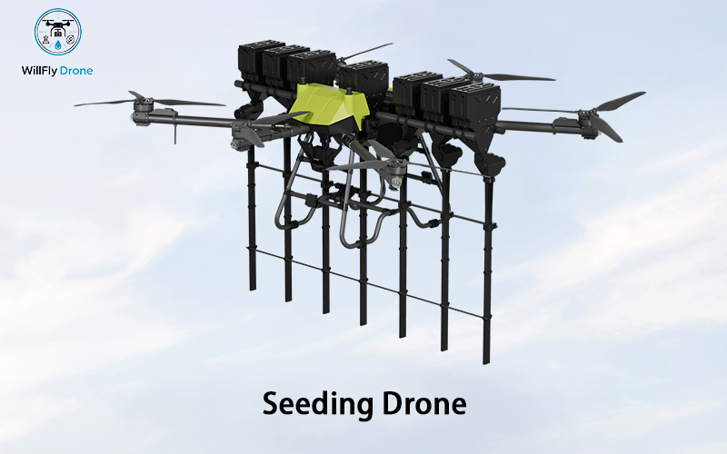 Precision Rice Seeding Drone