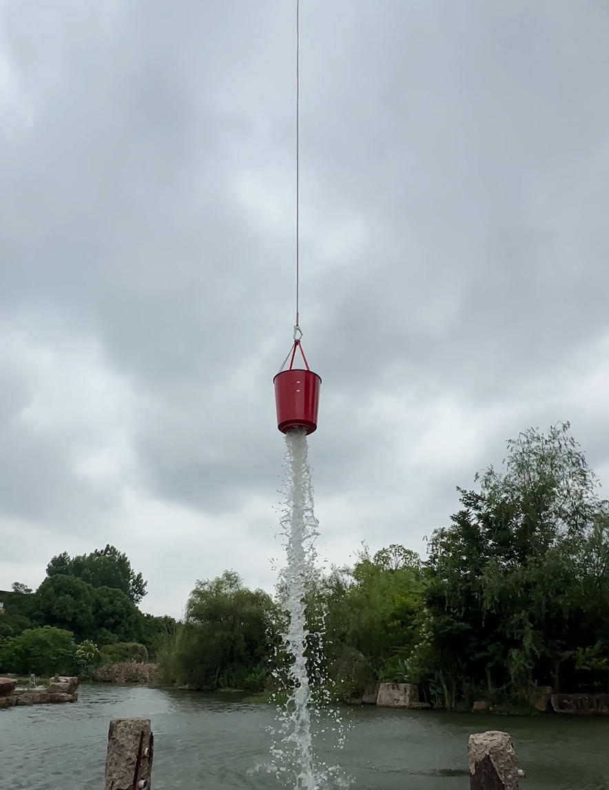 DJI Compatible Drone Firefighting Water Bucket | Aerial Fire‑Suppression Kit