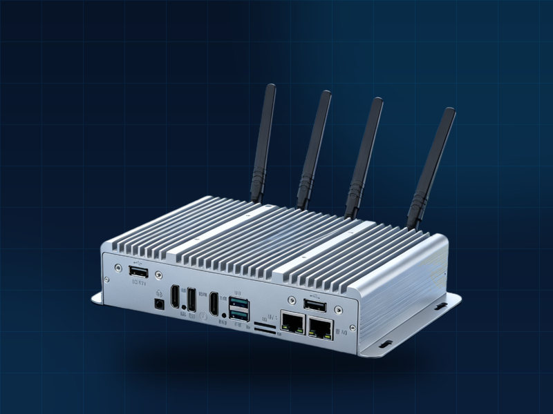 WillFly AI Box industrial edge AI vision box with fanless aluminum enclosure